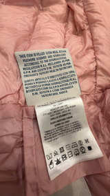 Moncler Joelle Quilted Puffer Jacket Pink Infant 9 - 12 Months Baby Coat  - Image 7