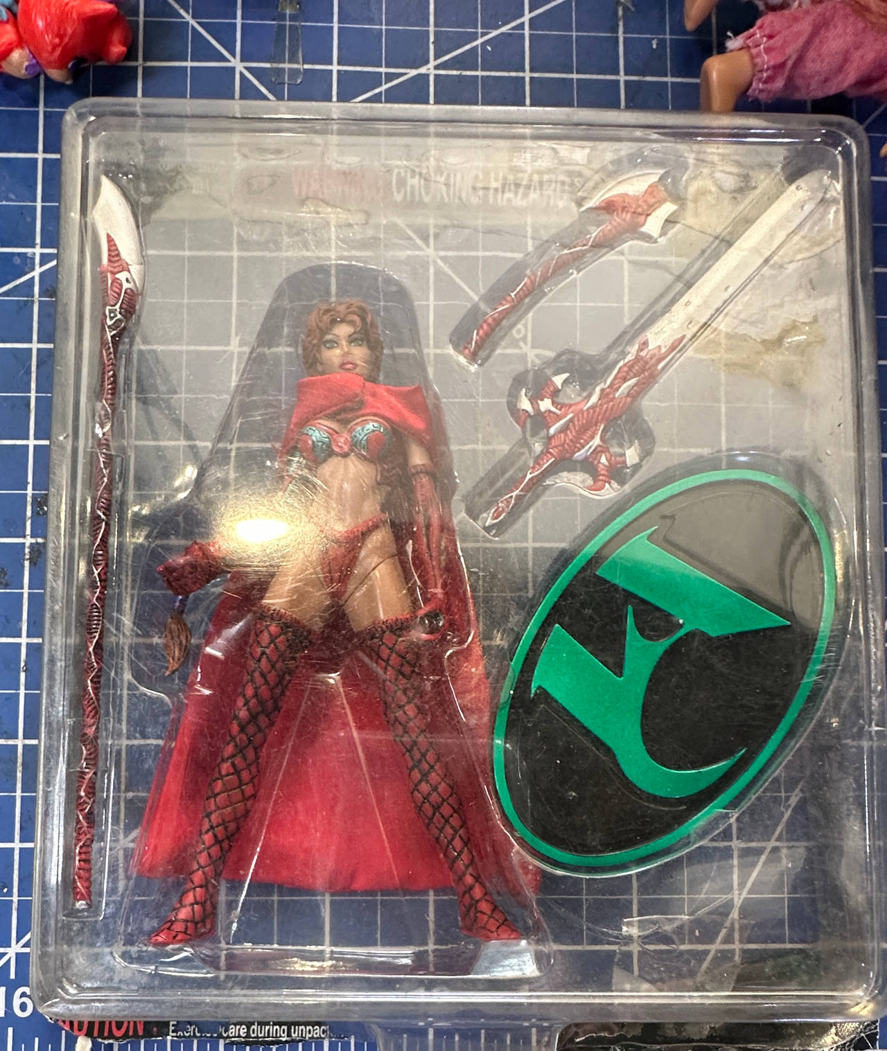 Witchblade SCARLET medieval action figure, new open package