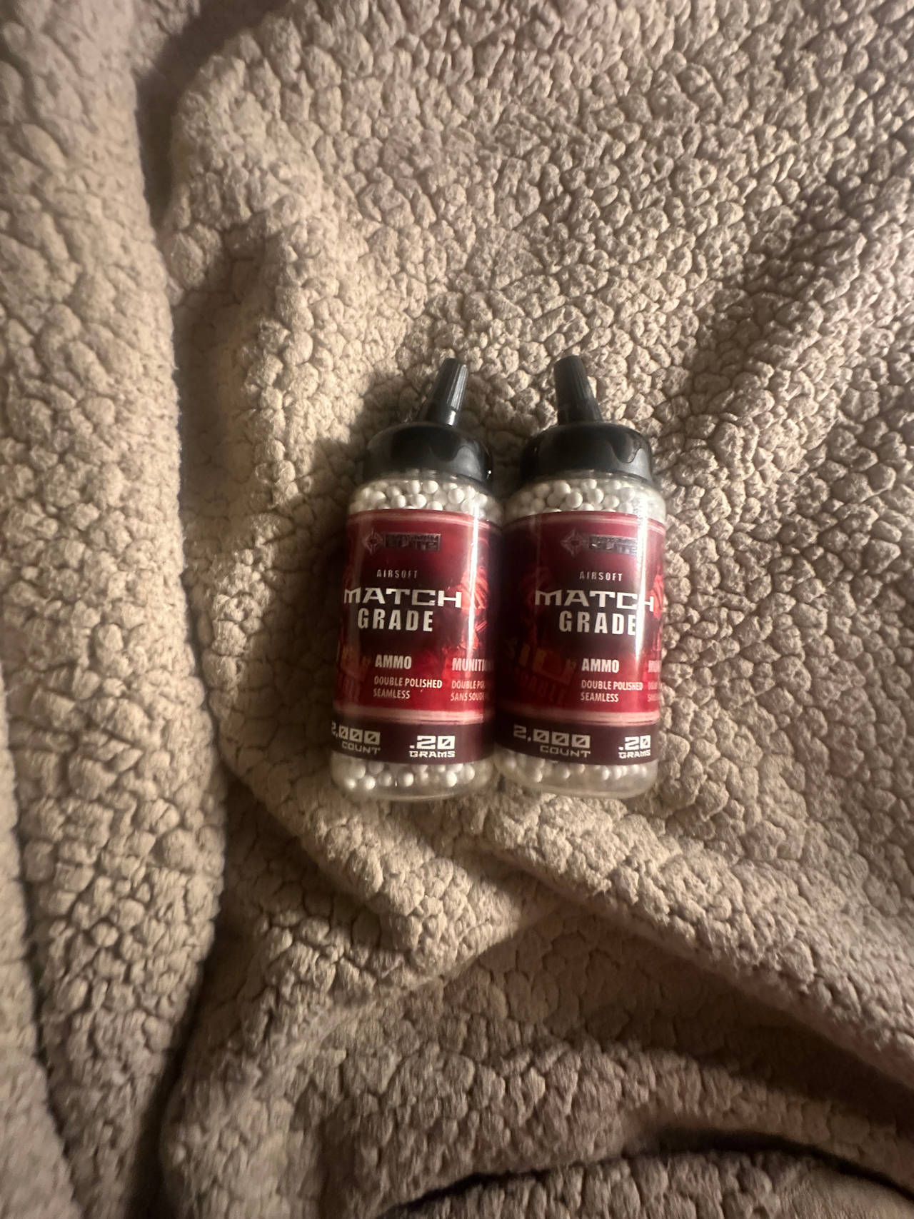 Airsoft Match Grade bbs 2 bottles