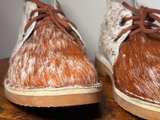 Uwezo Desert Boot Cowhide Calf Hair Leather SIZE 10 - Image 7