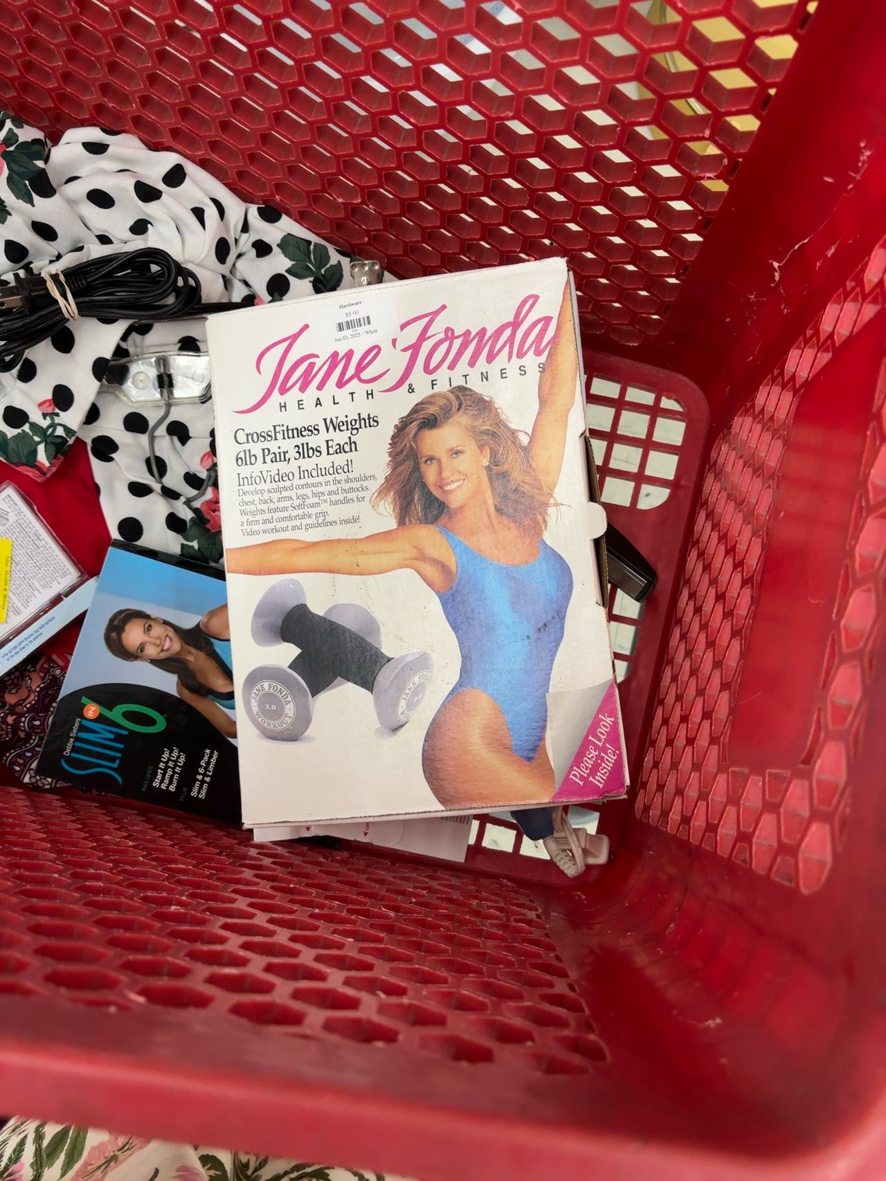 Jane Fonda Health & Fitness Crossfitness Hand & Wrist Weights VHS