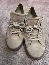 Zara Suede Low-Top Sneakers Size UK 43 - Image 1