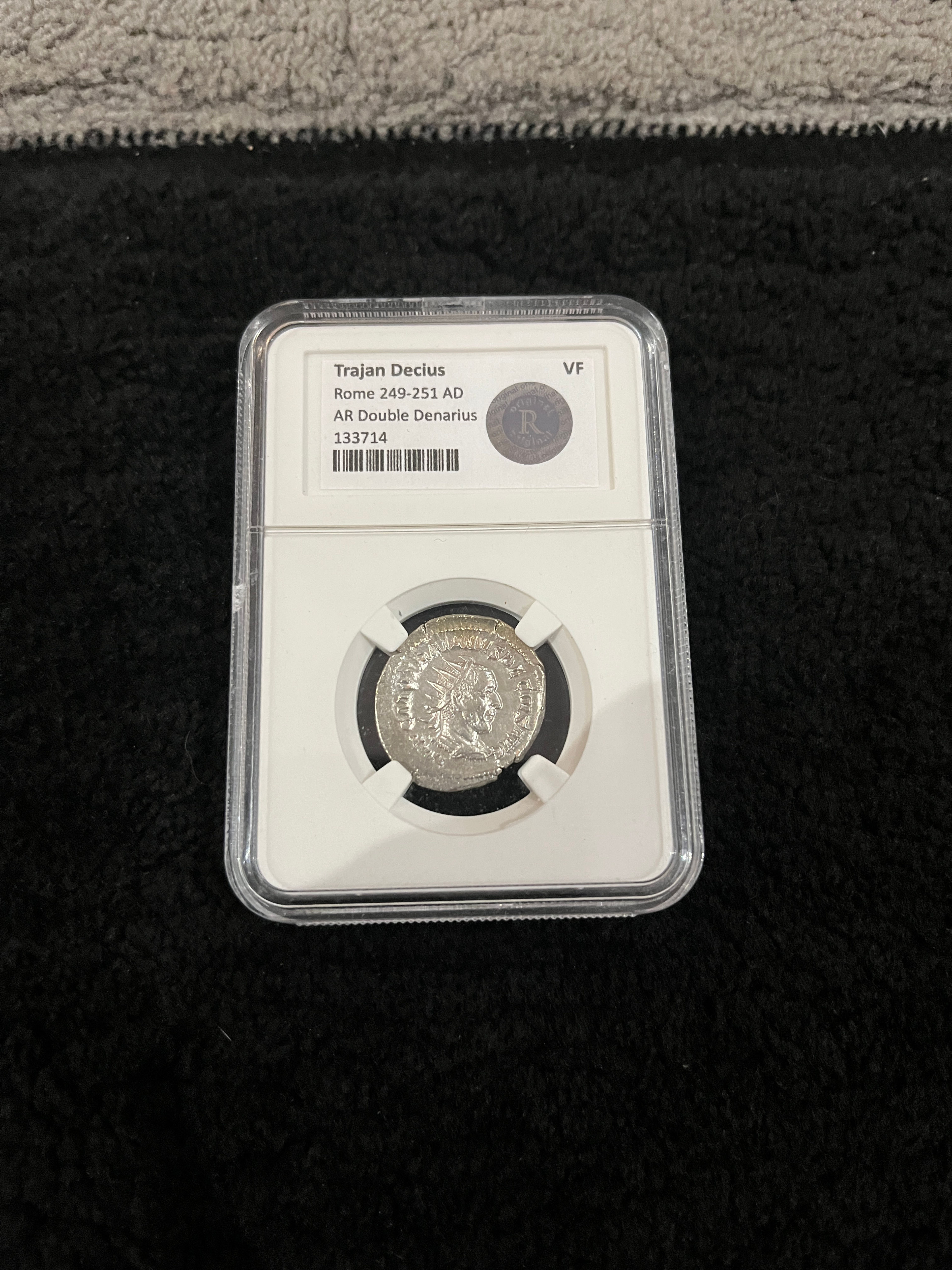 Trajan Decius AR Double Denarius