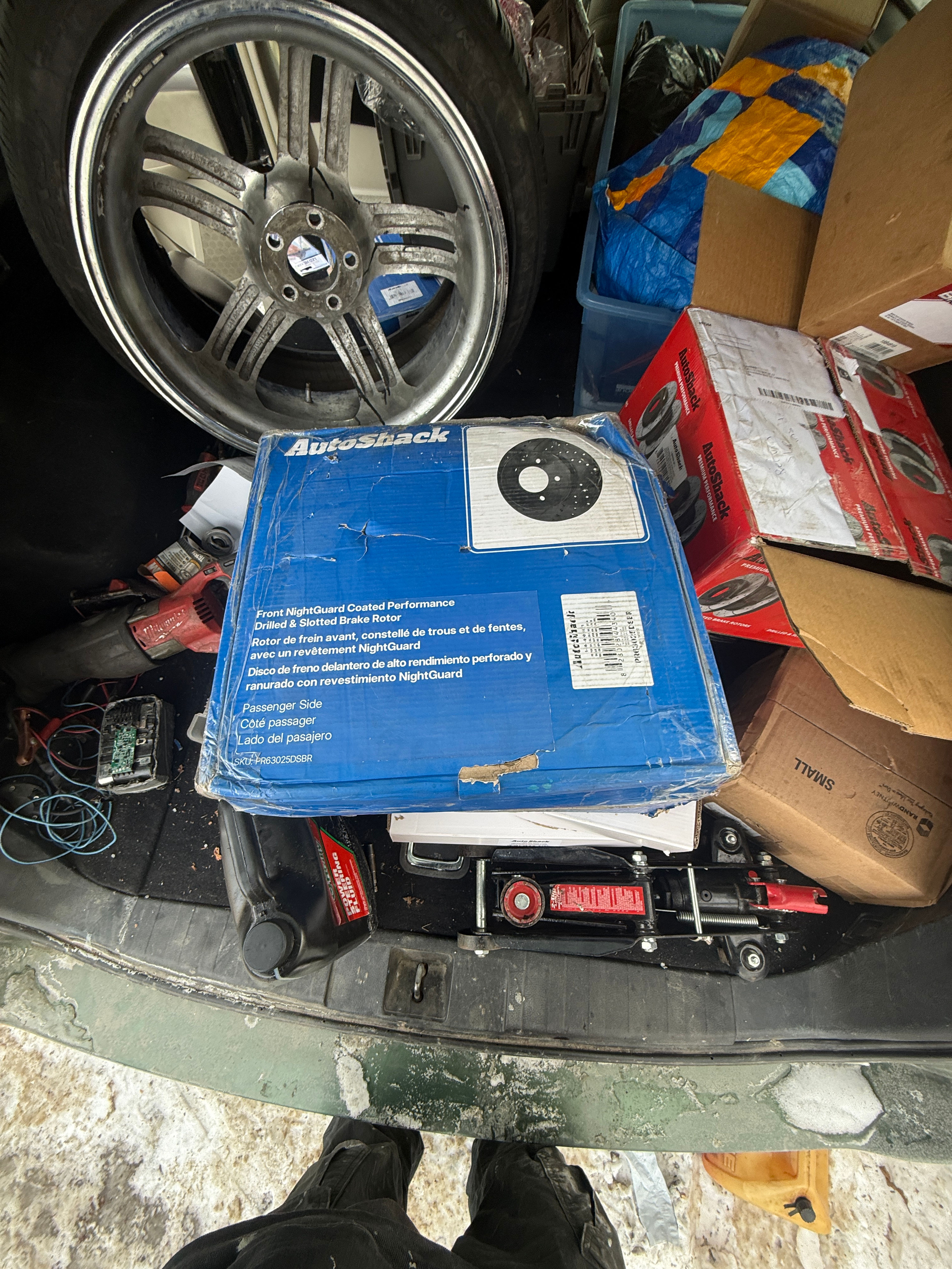 AutoShack NightGuard Front Passenger Side Brake Rotor