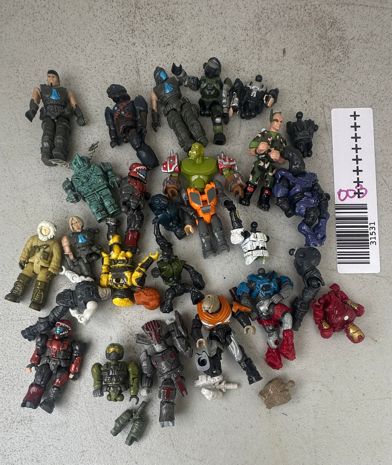 Mega Bloks Halo Micro Action Figures Lot