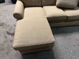 Beige Fabric Sectional Sofa with Left-Facing Chaise - Image 1