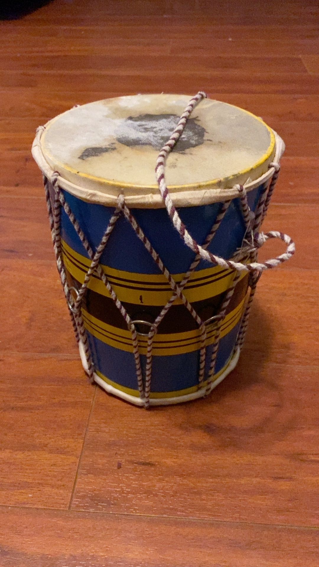 Handmade Wooden & Leather Dholak Drum Set 8x6 in