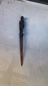 Antique Bronze Letter Opener - Image 2