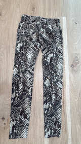 Etienne Marcel Low-Waist Snakeskin Print Skinny Jeans - Image 3