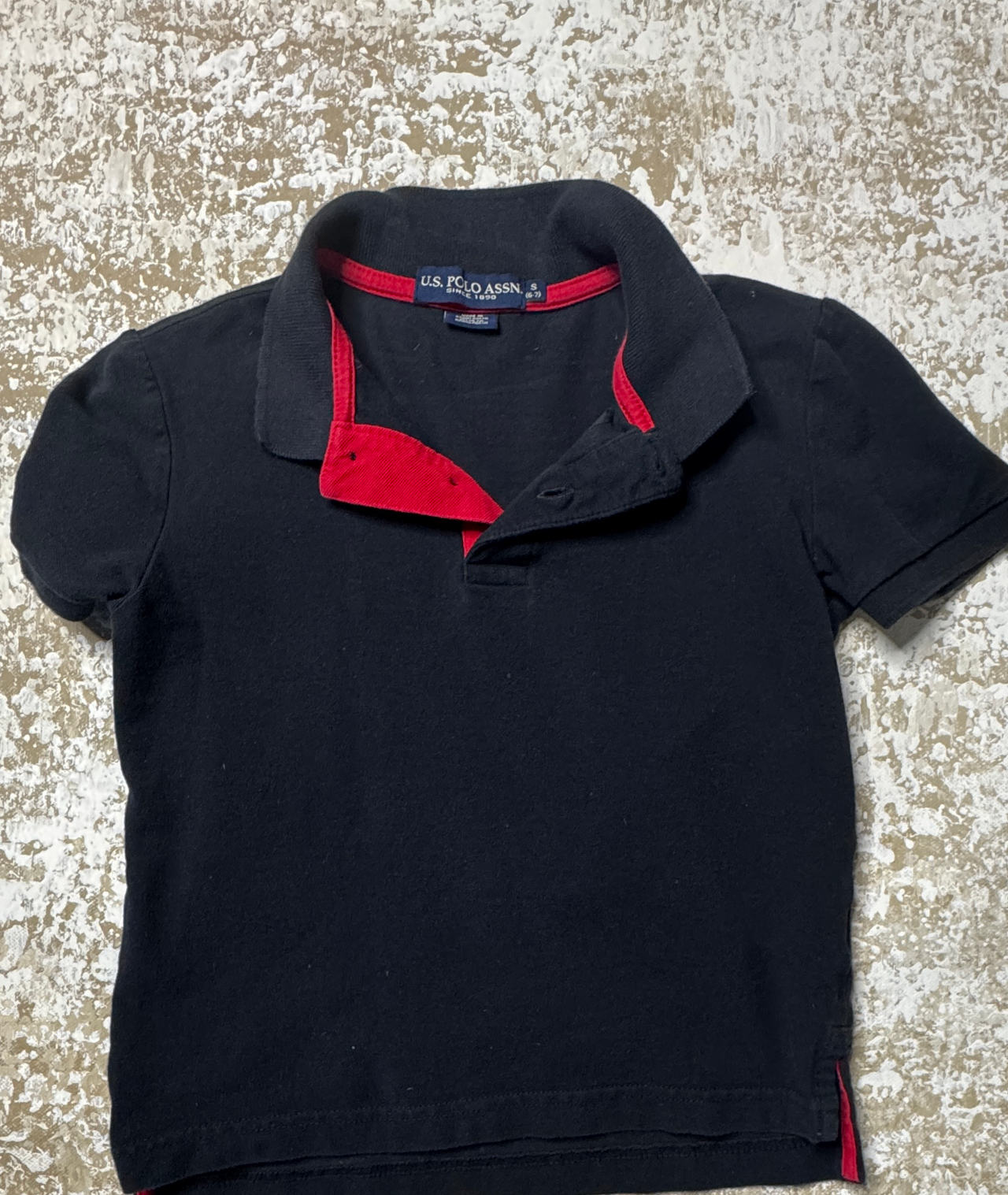 U.S. Polo Assn. Boys Short Sleeve Polo Shirt boy size 6-7