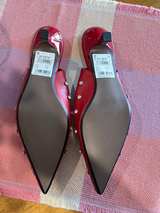 Next Forever Comfort Red Studded Slingback Heels - Image 5