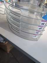 mDesign Plastic Lazy Susan Storage Bin - Image 1