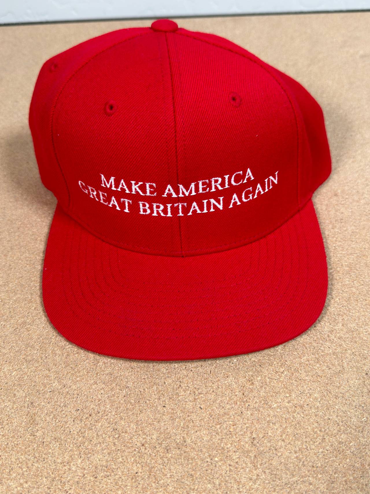 Make America Great Britain Again Red Parody Hat