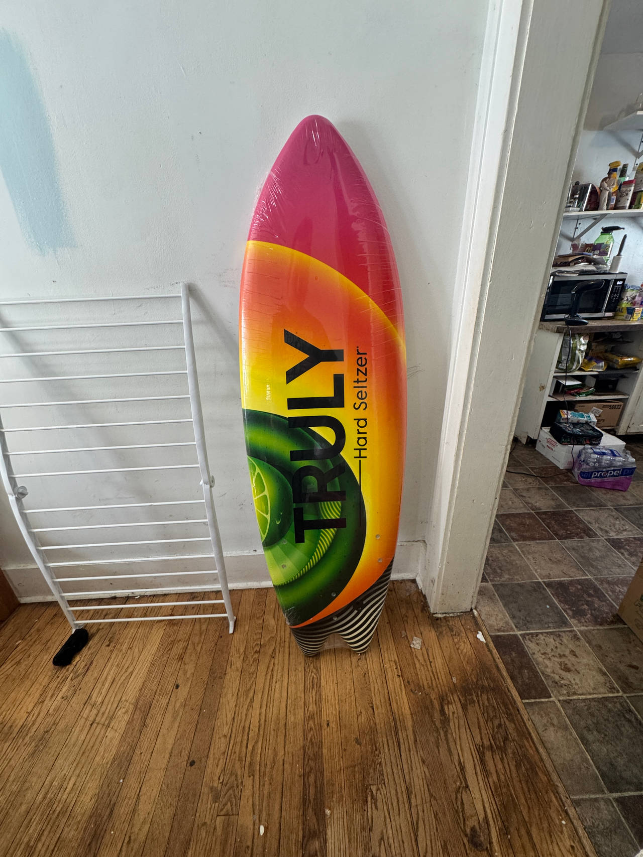Truly Hard Seltzer Promotional Surfboard