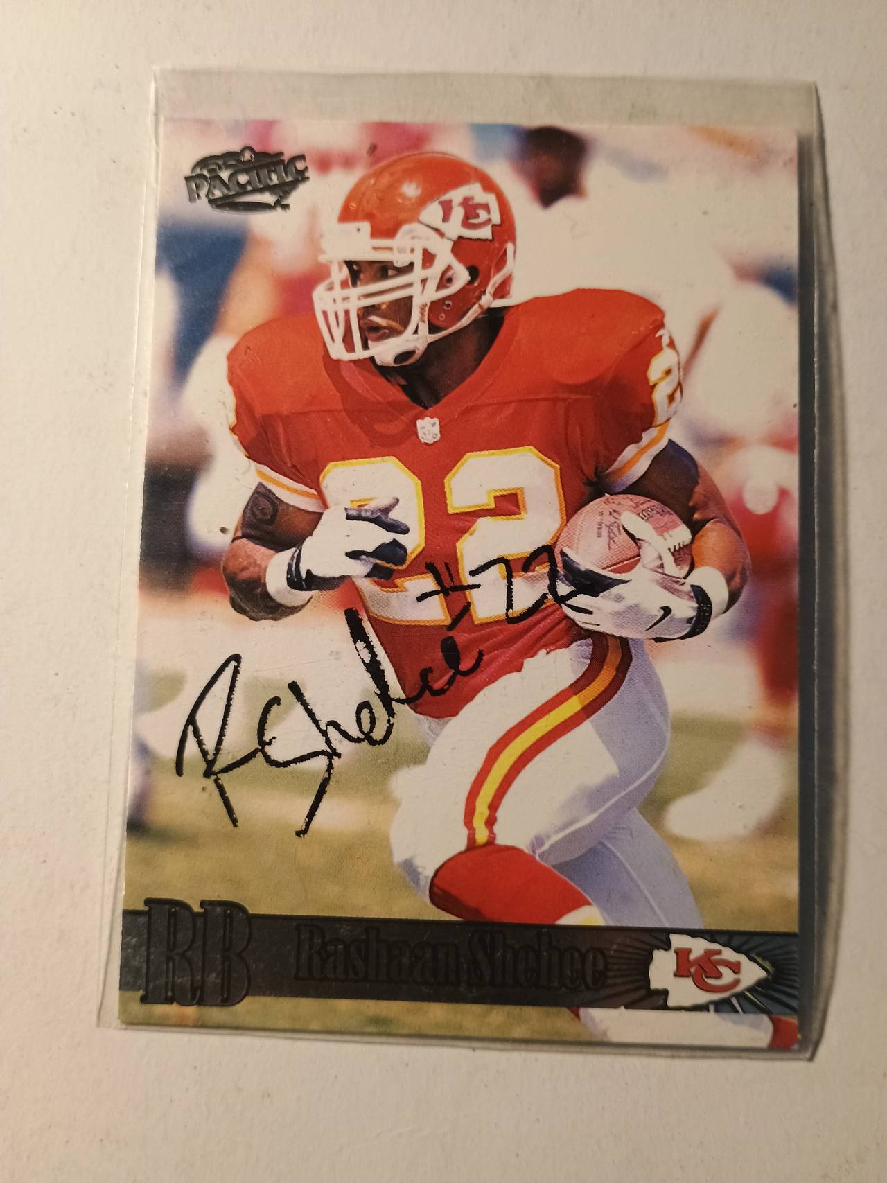 1999 Pacific Rashaan Shehee #214 Autographed Football Card