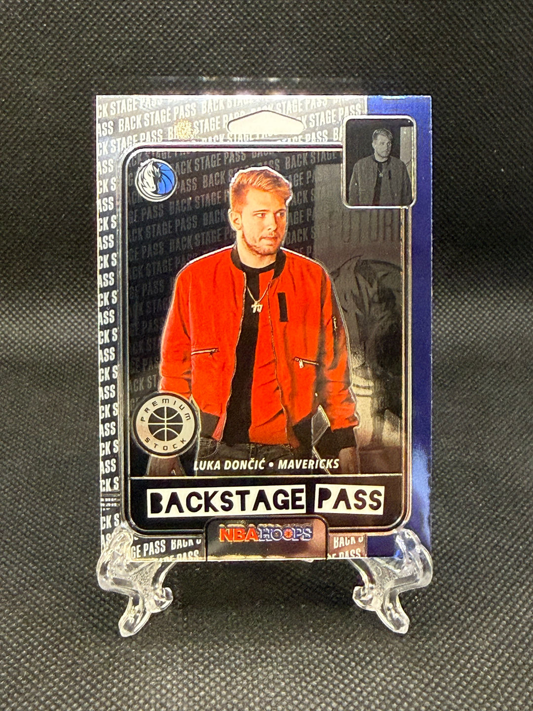 2019-20 Panini NBA Hoops Premium Stock Luka Doncic Backstage Pass #3