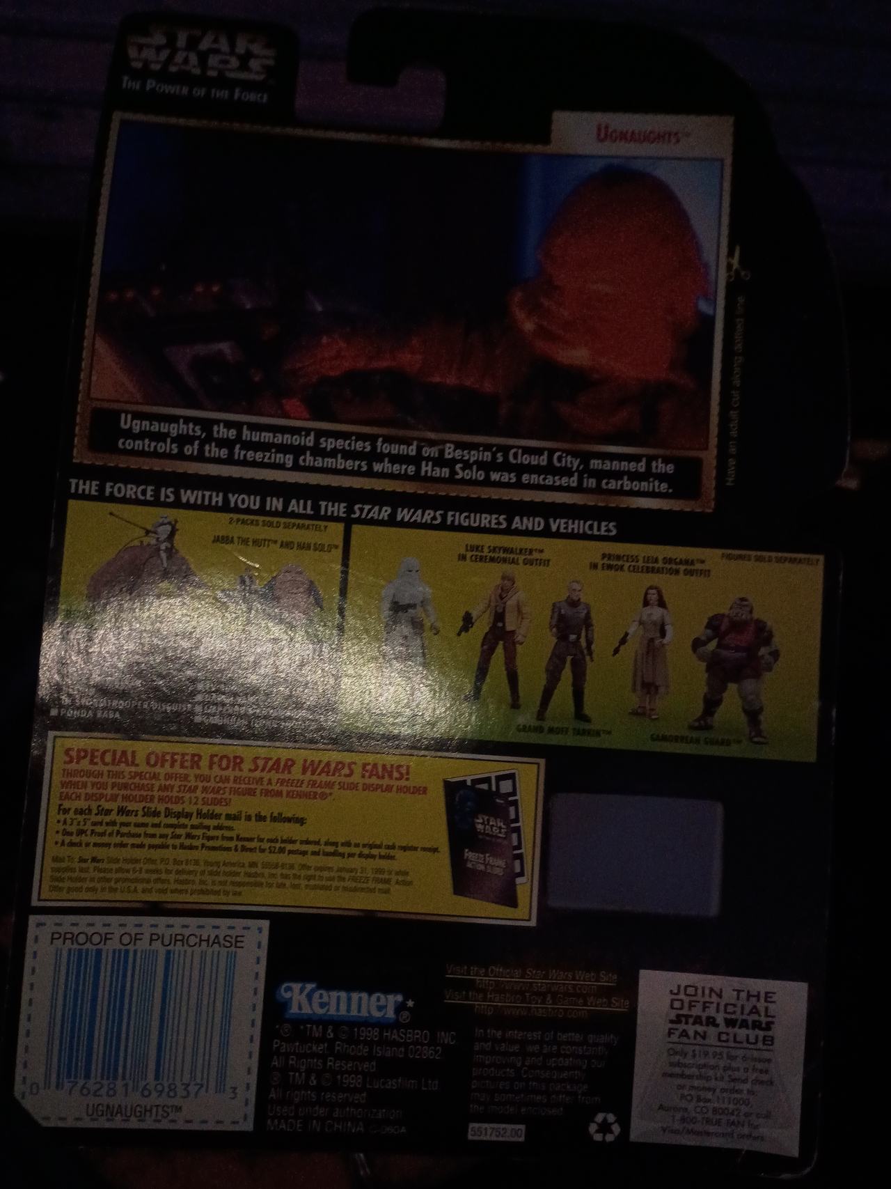 Star Wars: The Power of the Force Ugnaughts with Tool Kit Action Figure Set