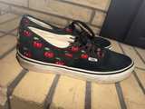Vans Authentic Cherry Print Black/Red Size 10 - Image 8