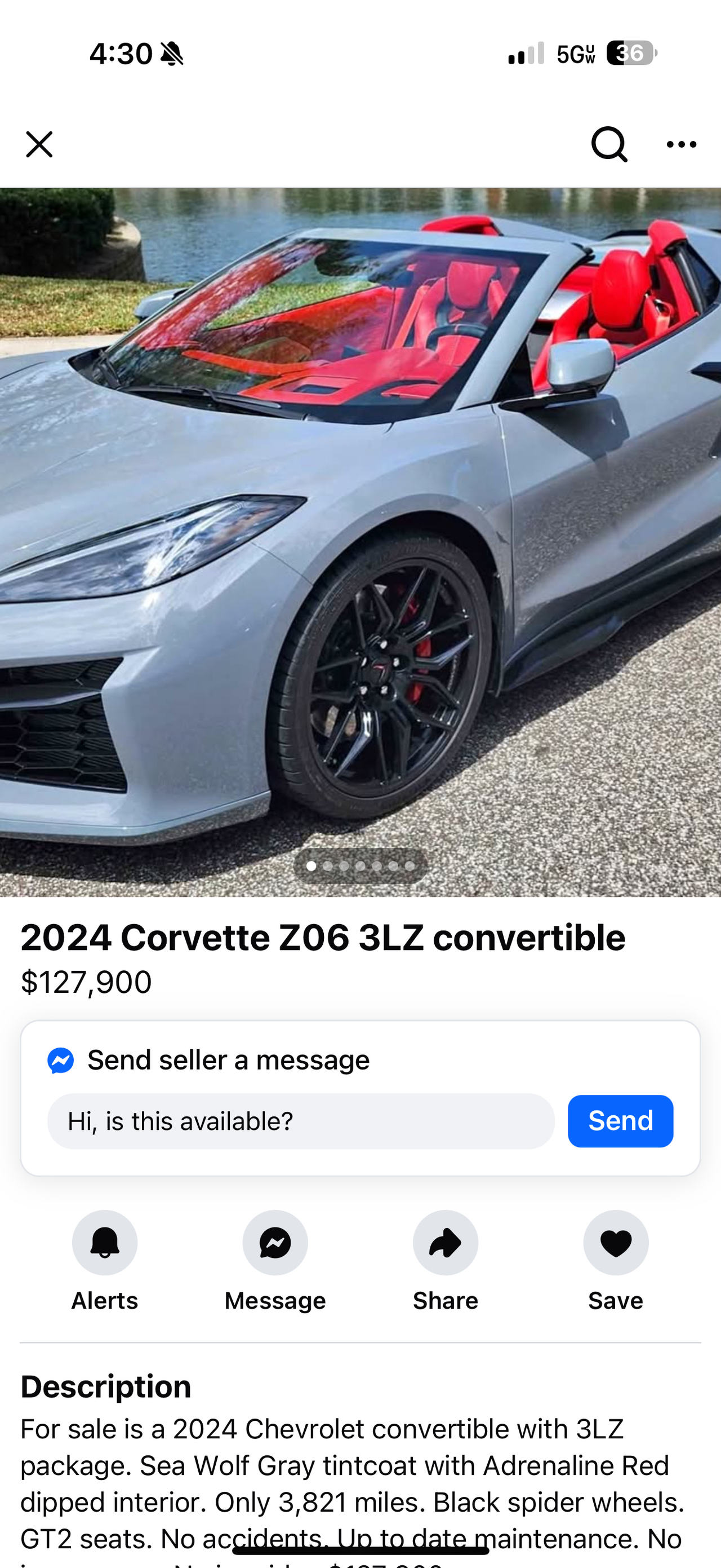 Chevrolet Corvette Z06 Convertible