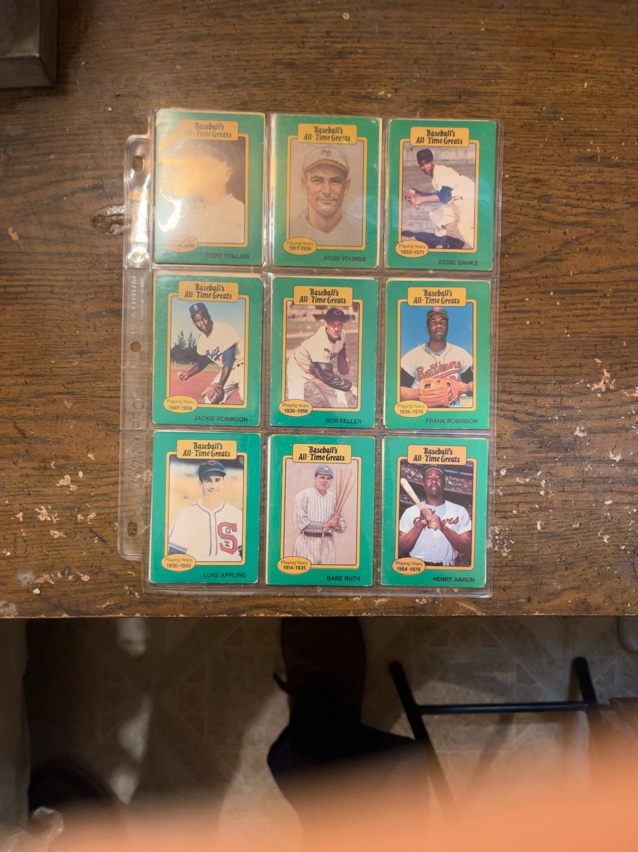 Topps All-Time Greats 1987 Baseball Card Set