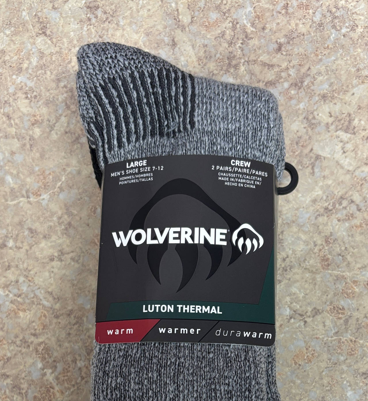 Wolverine Luton Thermal Crew Socks 2-Pack