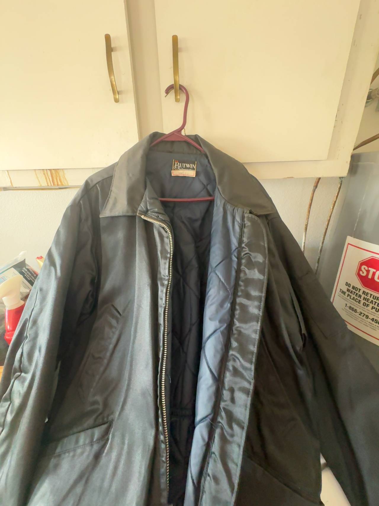 Golden Fleece Men's Industrial Workwear Jacket Dark Blue