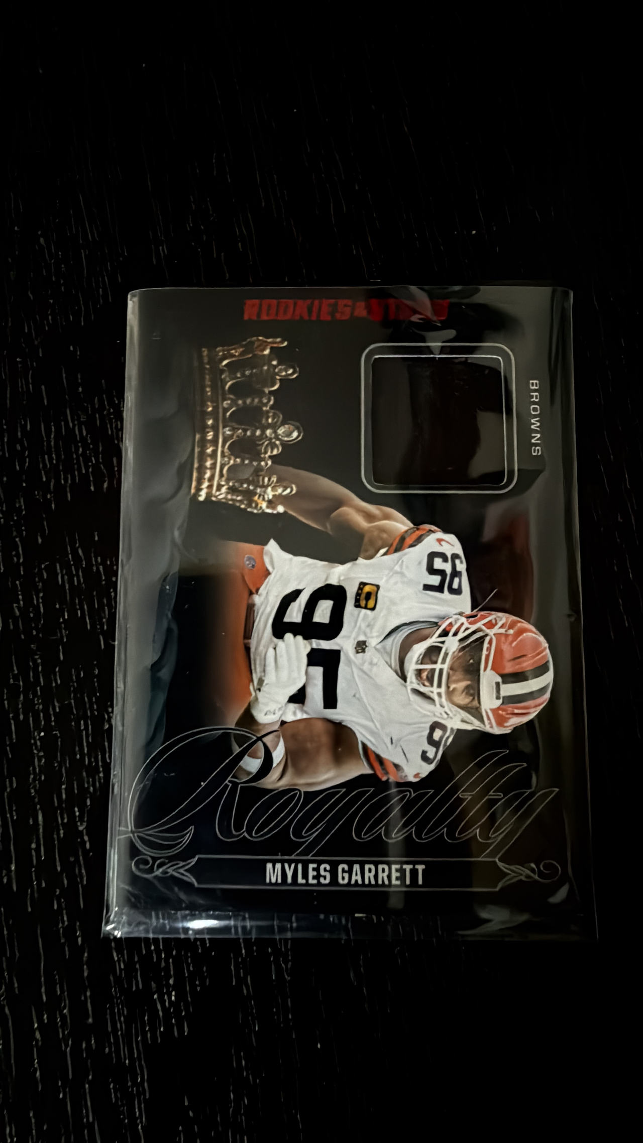 2021 Panini Rookies & Stars Myles Garrett Royalty Jersey Card