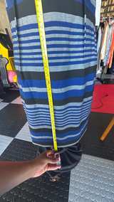 Calvin Klein Sleeveless Striped Belted Dress - Image 4