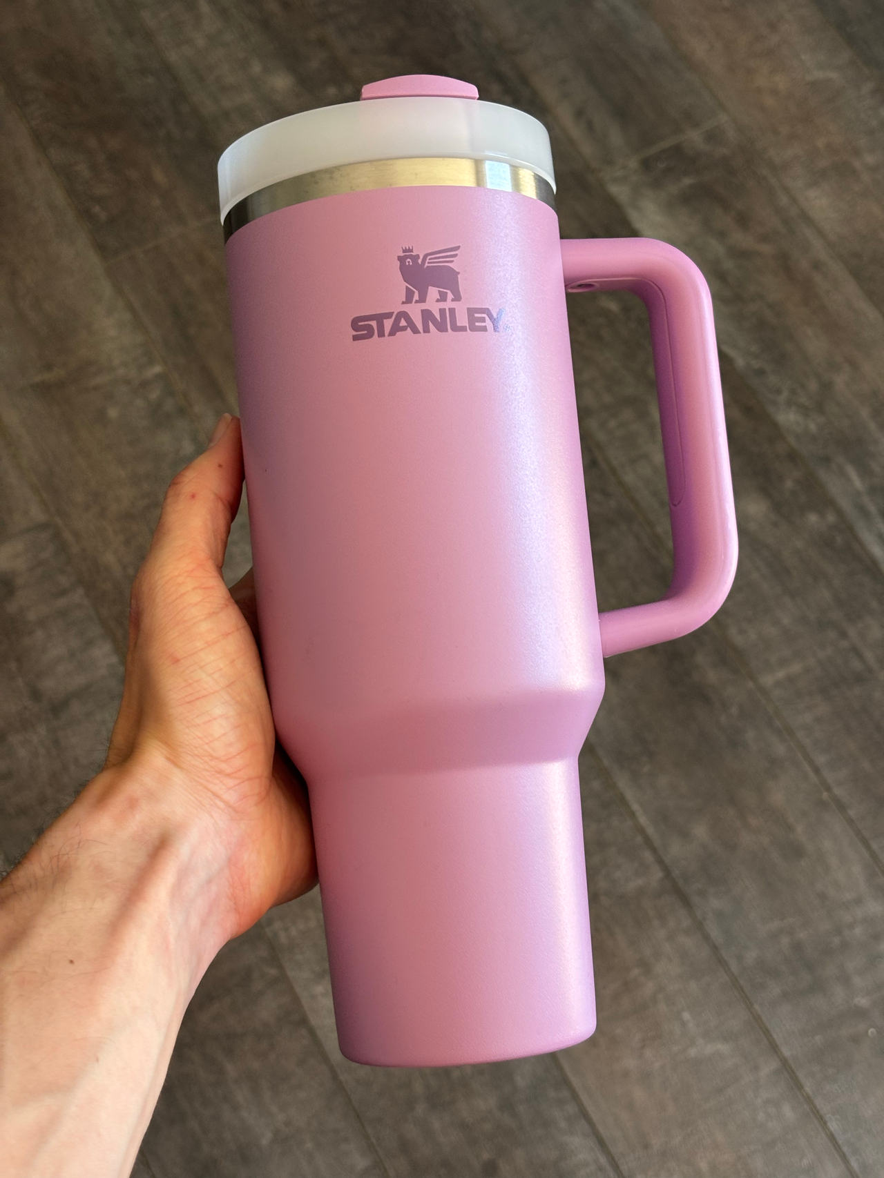 Pink Stanley Quencher H2.0 FlowState Tumbler - great condition