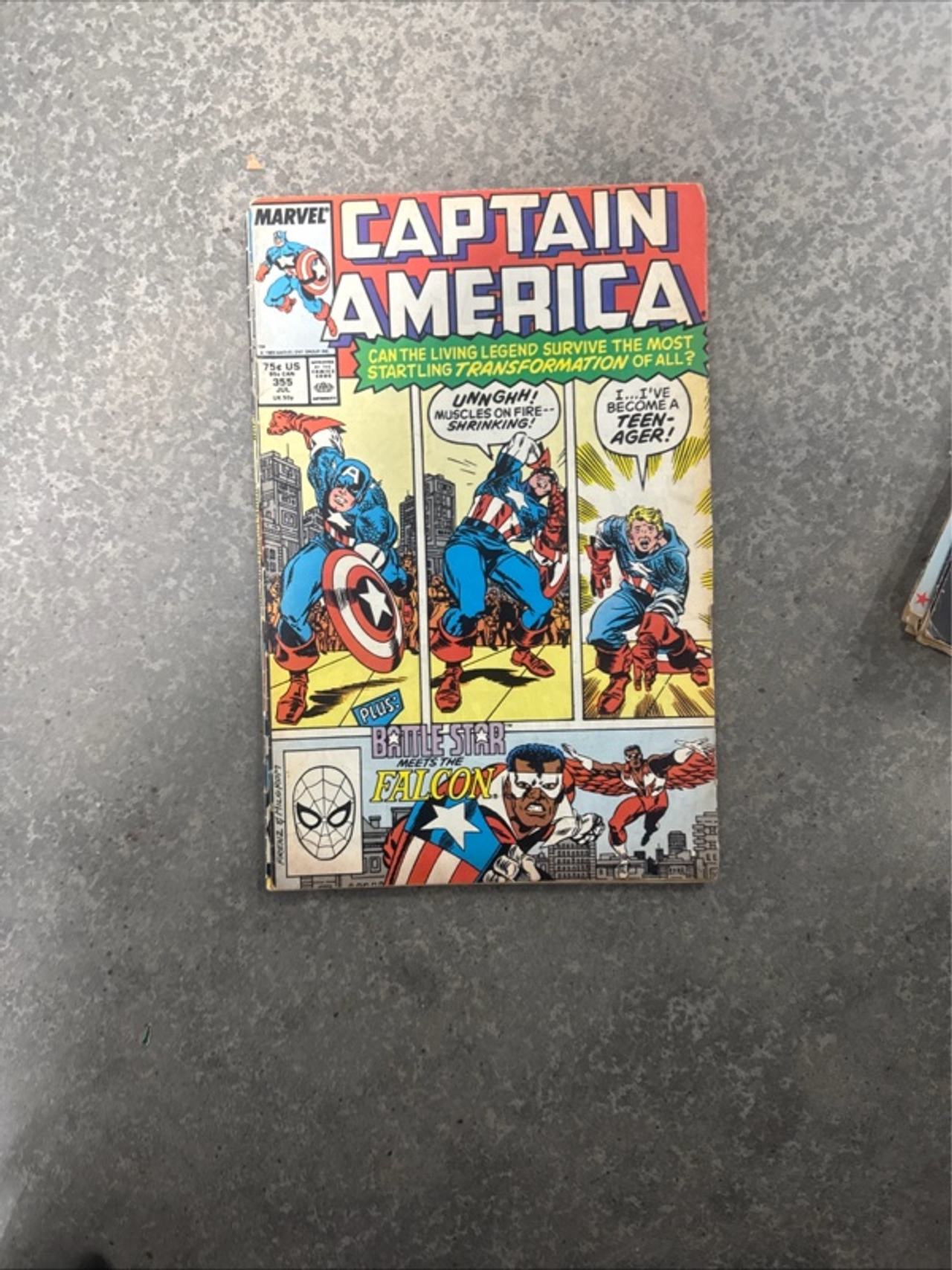 Marvel Captain America #355 (1989) Comic