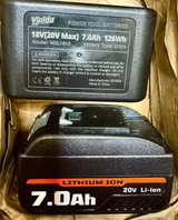 NEW-TWO (2) VINIDA BRAND BATTERIES FOR WORX TOOLS. - Image 1