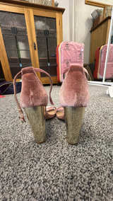 Velvet Block Heel Sandals - Image 2