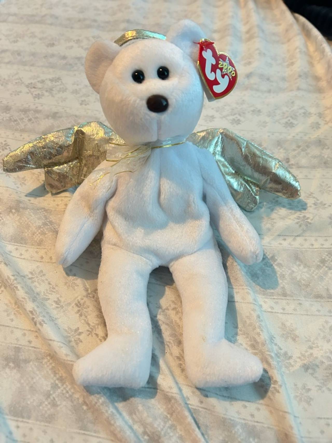 TY Beanie Baby Halo II Angel Bear