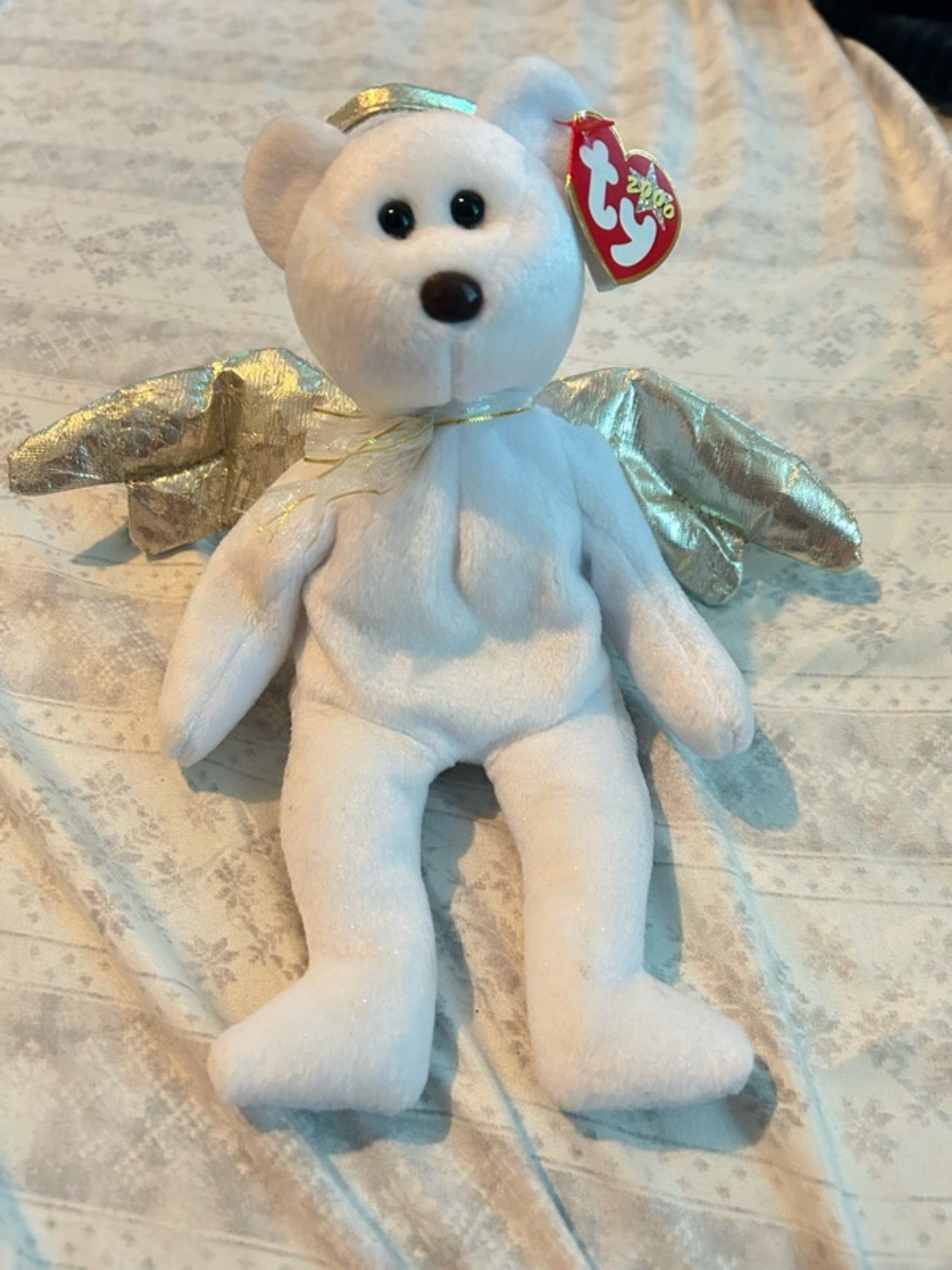TY Beanie Baby Halo II Angel Bear