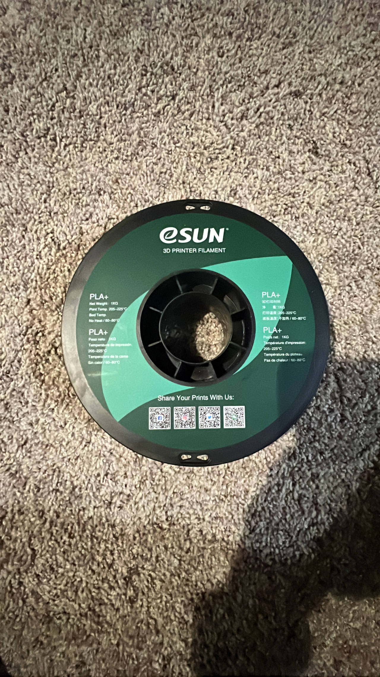 eSUN PLA+ 3D Printer Filament