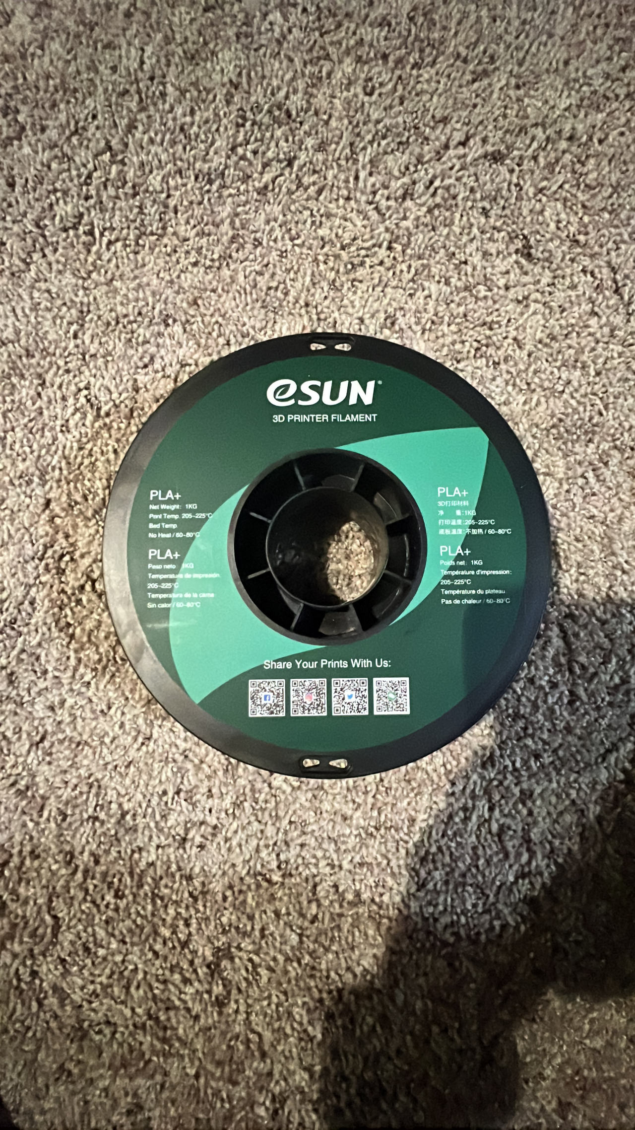 eSUN PLA+ 3D Printer Filament
