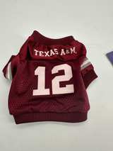 Texas A&M Dog Jersey size XXS - Image 7