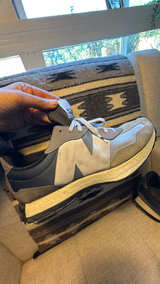 Figs New Balance 327 Grey Navy - Image 2