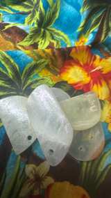 Natural Stone Half Moon Pendants(6) - Image 7