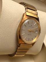 Hamilton Men’s Quartz Watch Gold Tone Swiss Made – Vintage 1980s – Working - Image 3