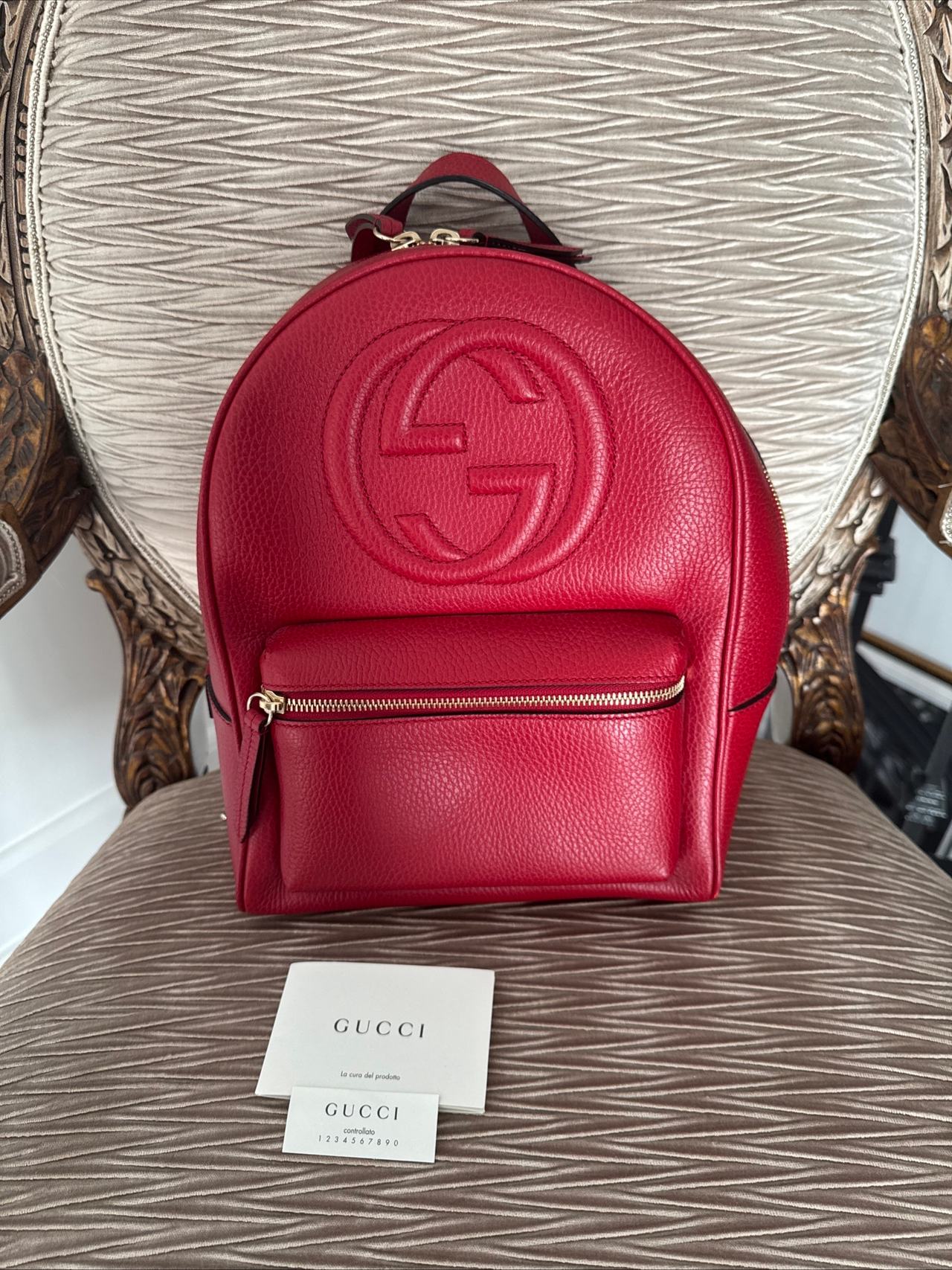 Gucci Soho Leather Backpack