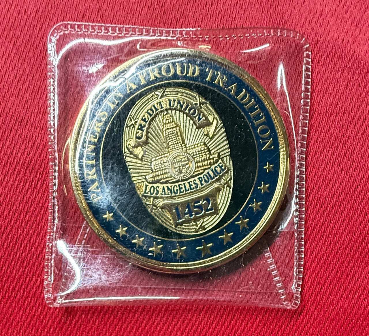 LAPD Federal Credit Union Challenge Coin