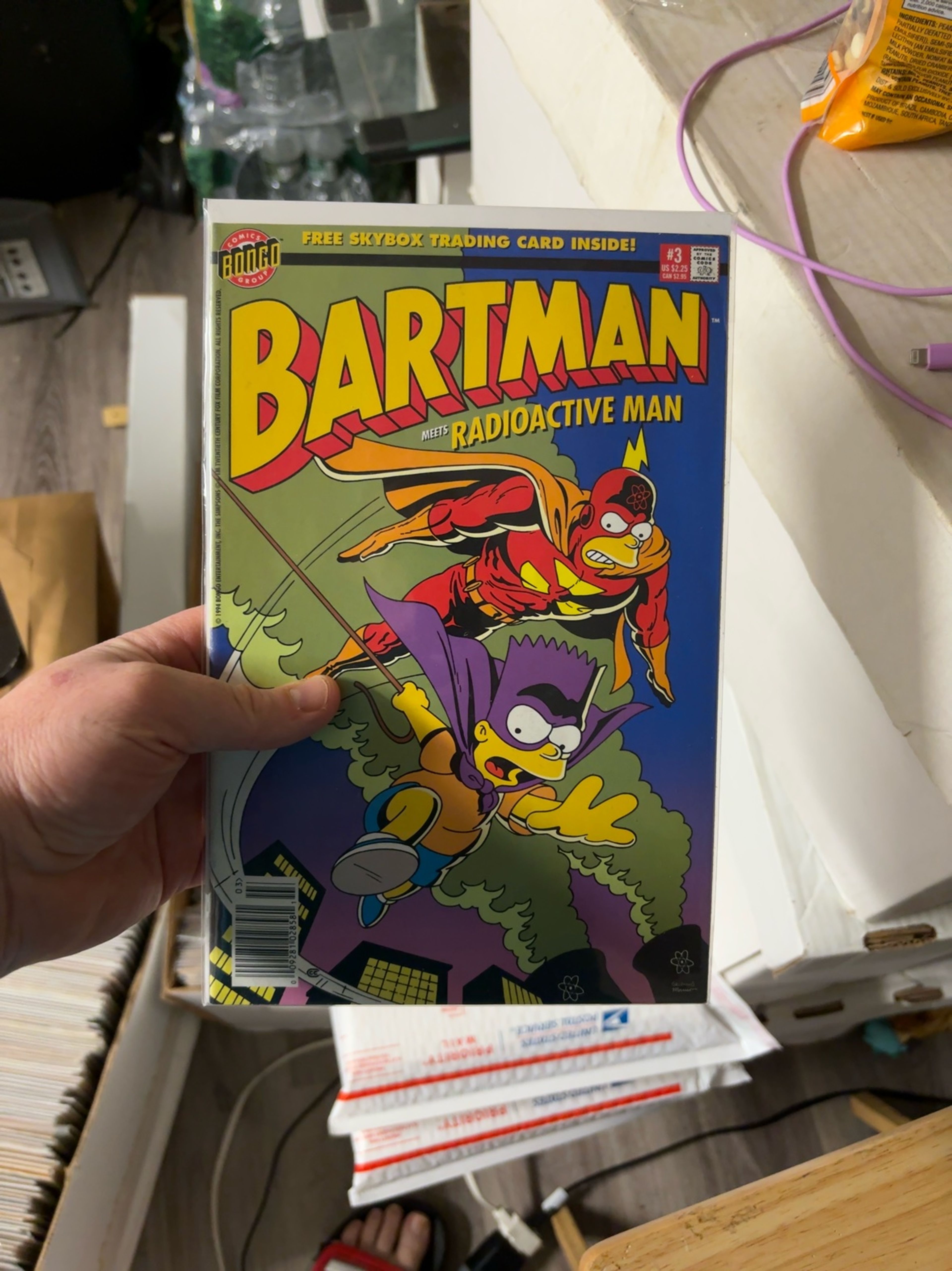 Bongo Comics Bartman Meets Radioactive Man #3 Newsstand