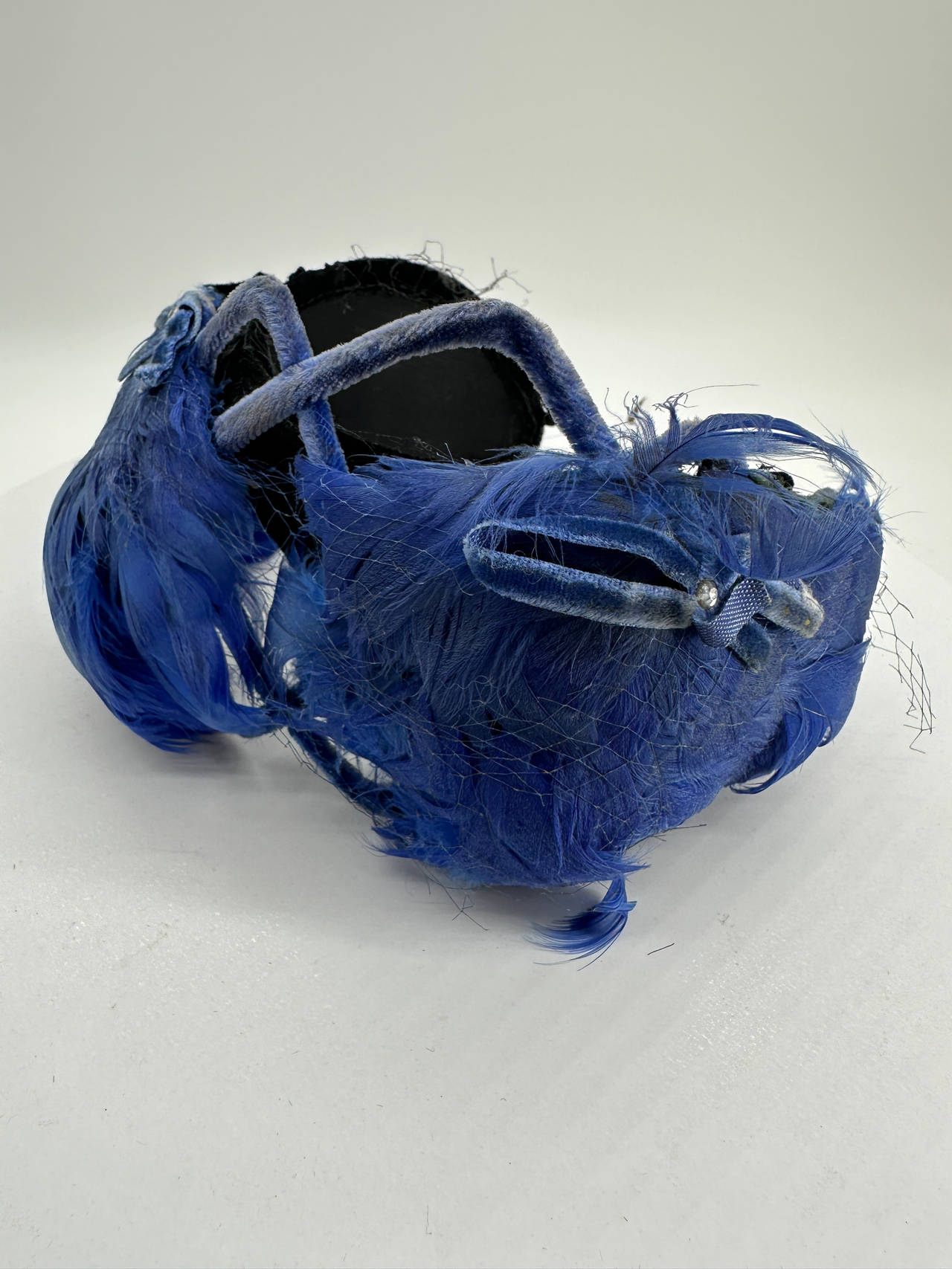 Blue Feather Fascinator