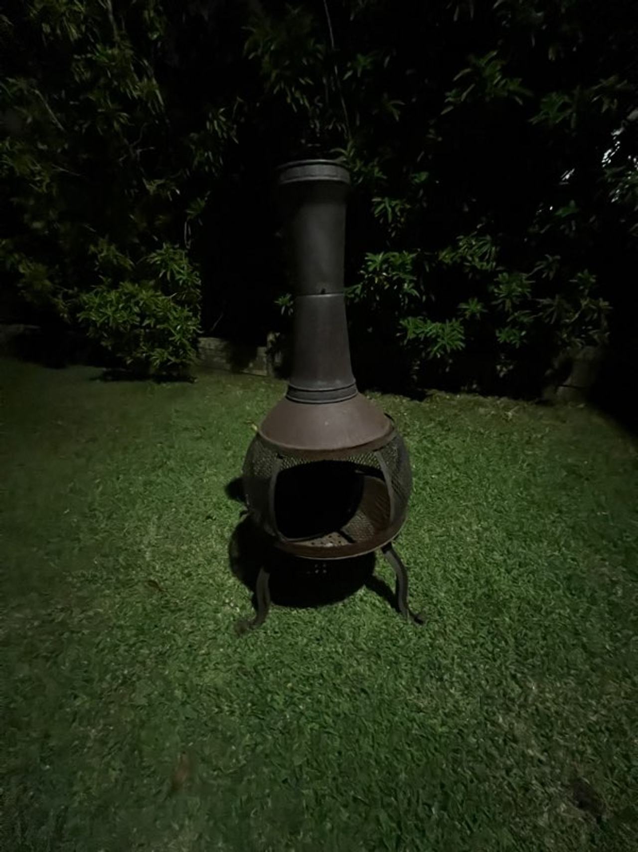 Cast Iron Chiminea Fire Pit