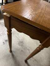 Vintage Oak Writing Desk with Drawer - Image 6