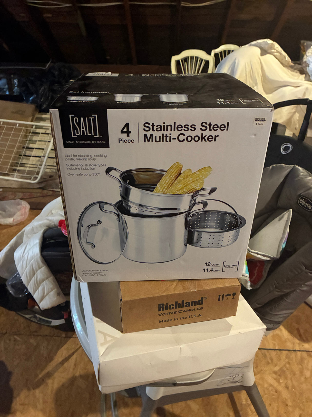 SALT 4-Piece Stainless Steel Multi-Cooker