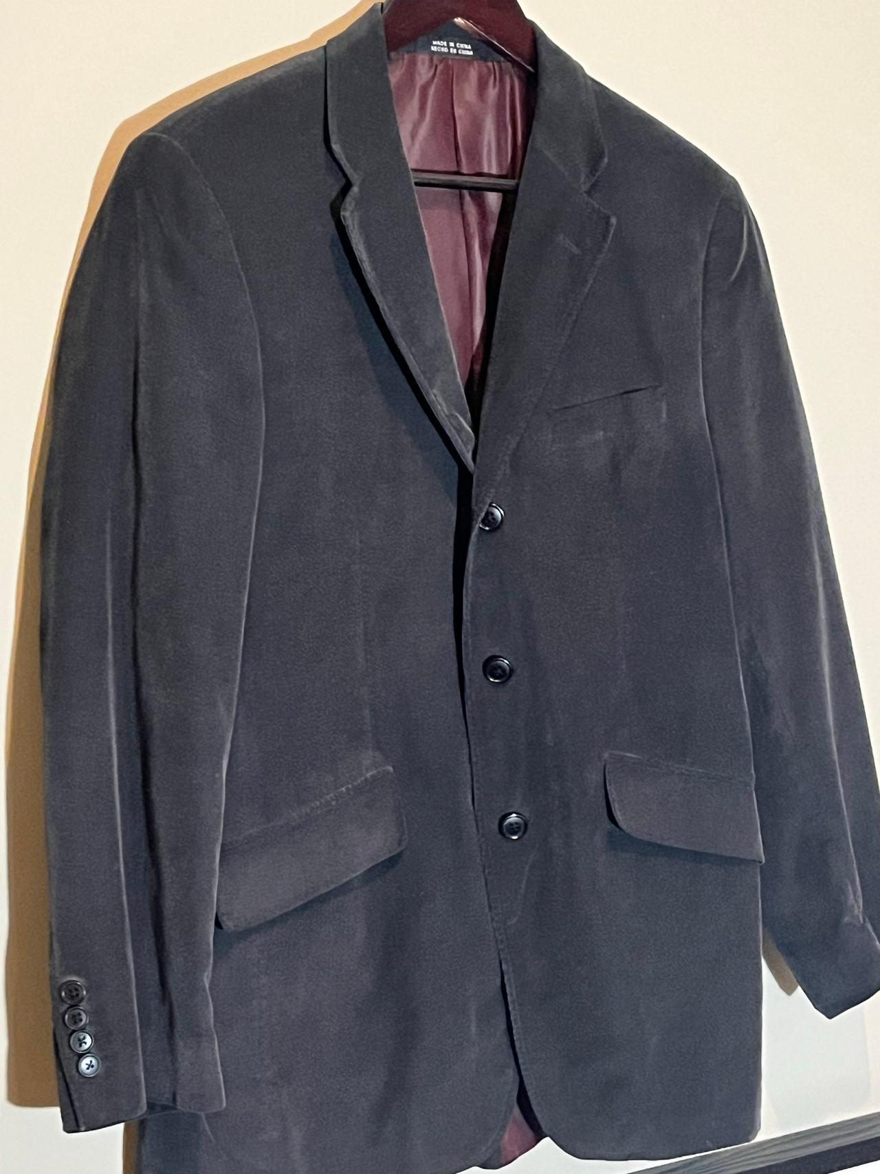 Men's Velvet Blazer