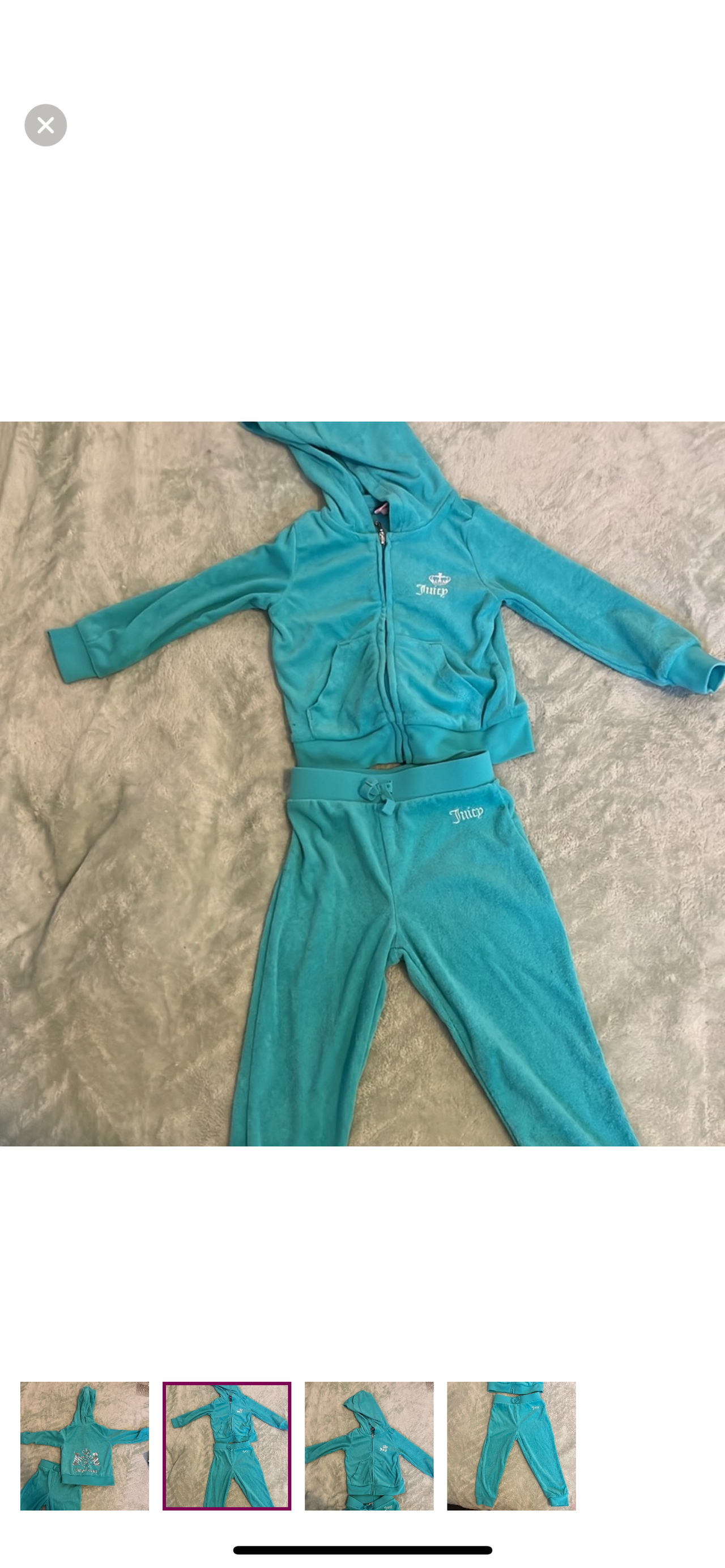 Juicy Couture Girls' Velour Tracksuit