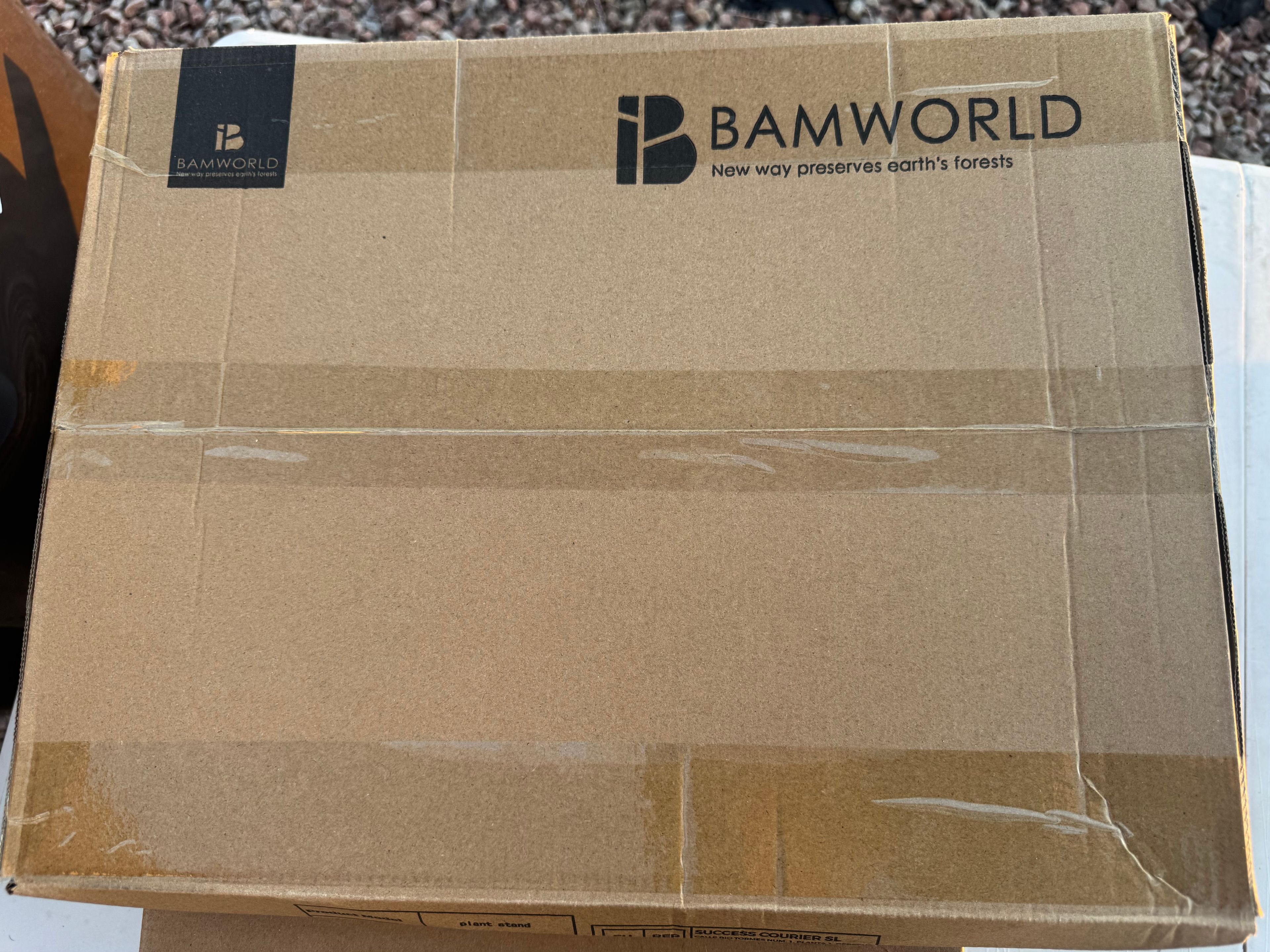 Bamworld Wooden Plant Stand - Image 4